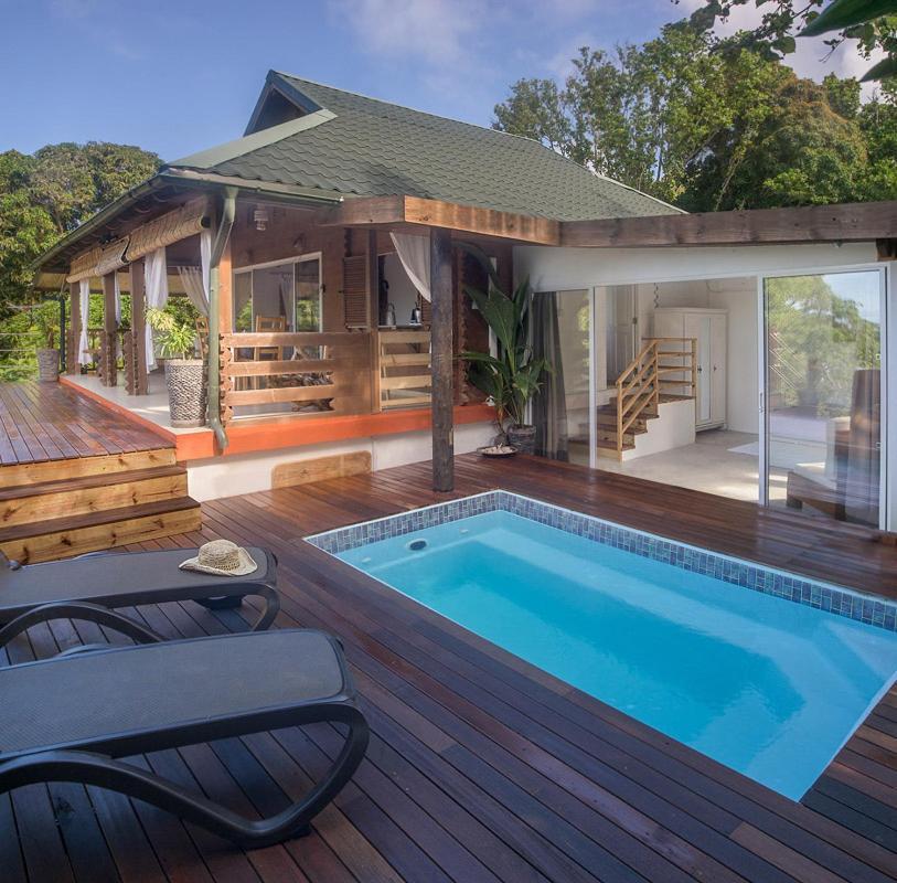 La Pointe Beach Huts Baie Sainte Anne Exterior foto